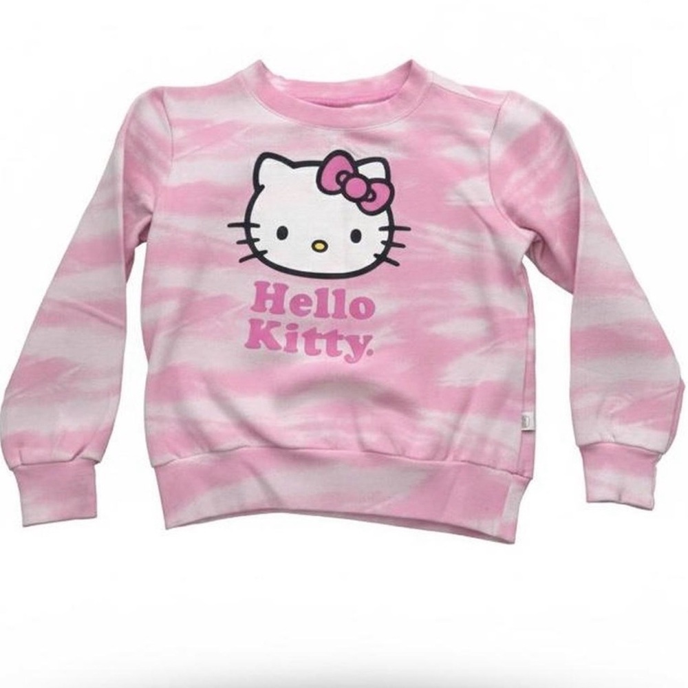 Hello Kitty Tie-Dye Pink Sweatshirt